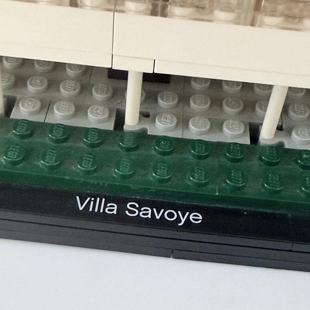 LEGO Architecture Villa Savoye 21014 Complete Built Box Manual RETIRED Set